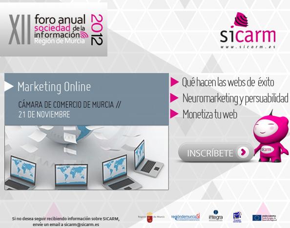 Timur presente en la Jornada «Marketing Online: Sácale dinero a tu web» SICARM 2012