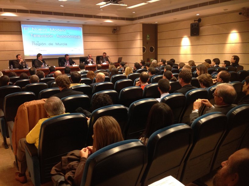 La presentación del Nuevo Modelo de Televisión Autonomica en la Region de Murcia todo un éxito.
