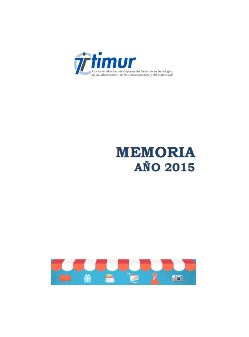 Nueva Memoria de Actividades TIMUR 2015