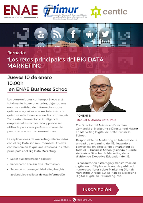 JORNADA LOS RETOS PRINCIPALES DEL BIG DATA MARKETING